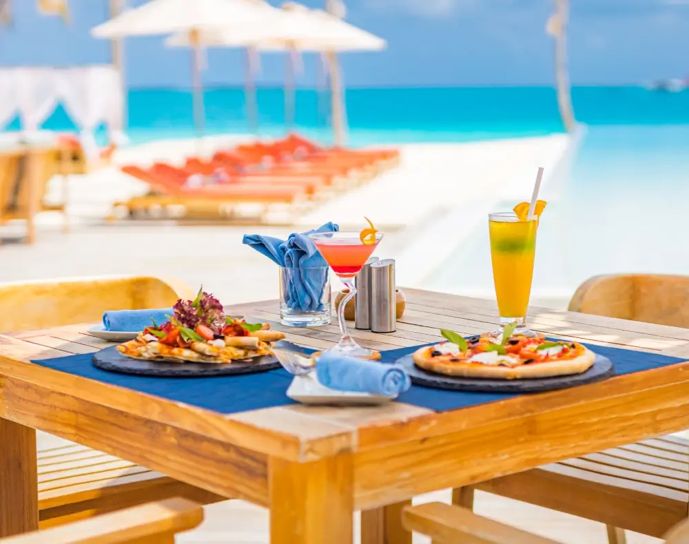 Exquisite gourmet dish with artistic presentation